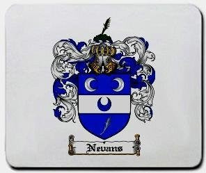 Nevans coat of arms mouse pad