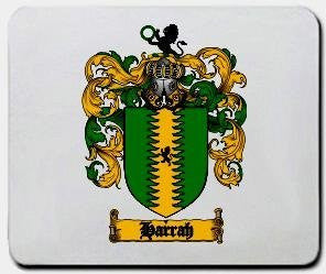 Harrah coat of arms mouse pad