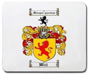 Well coat of arms mouse pad