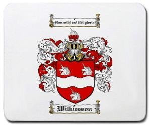 Wilkiesson coat of arms mouse pad