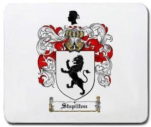 Stapilton coat of arms mouse pad