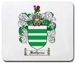 Sotherne coat of arms mouse pad