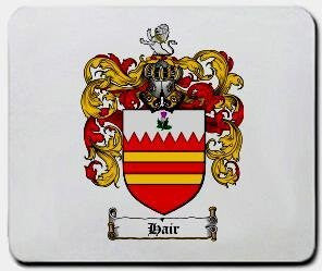 Hair coat of arms mouse pad