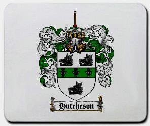 Hutcheson coat of arms mouse pad