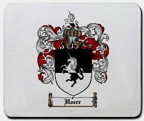 Hoerr coat of arms mouse pad