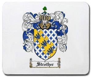 Strother coat of arms mouse pad