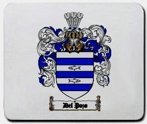 Del-pozo coat of arms mouse pad
