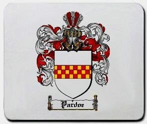 Pardoe coat of arms mouse pad