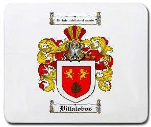 Villalobos coat of arms mouse pad