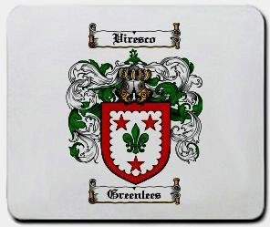 Greenlees coat of arms mouse pad