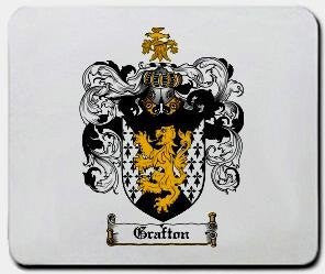 Grafton coat of arms mouse pad