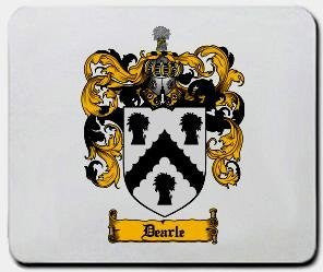 Dearle coat of arms mouse pad