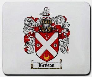 Bryson coat of arms mouse pad