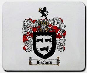 Bedford coat of arms mouse pad
