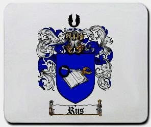 Rus coat of arms mouse pad