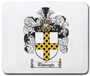 Thwayte coat of arms mouse pad