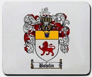 Bowlin coat of arms mouse pad