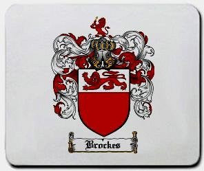 Brockes coat of arms mouse pad