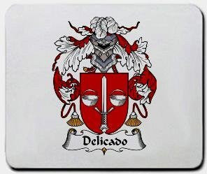 Delicado coat of arms mouse pad
