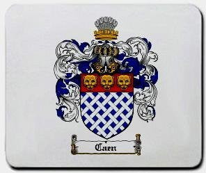 Caen coat of arms mouse pad