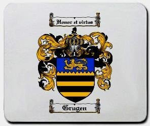 Grugen coat of arms mouse pad