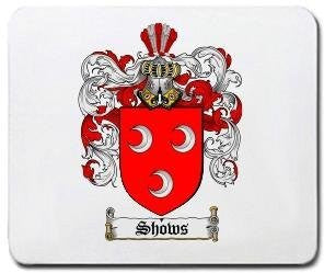 Shows coat of arms mouse pad