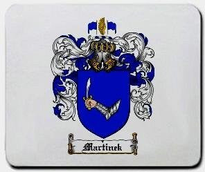 Martinek coat of arms mouse pad