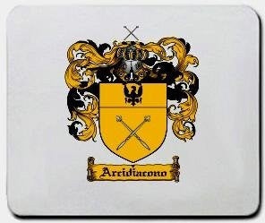 Arcidiacono coat of arms mouse pad