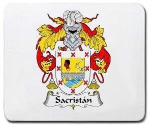 Sacristan coat of arms mouse pad