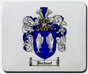 Bertaud coat of arms mouse pad