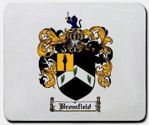 Bromfield coat of arms mouse pad
