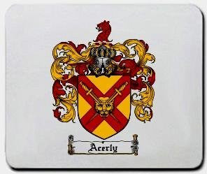 Acerly coat of arms mouse pad
