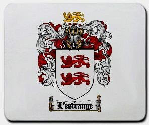 L'estrange coat of arms mouse pad