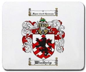 Winthrip coat of arms mouse pad