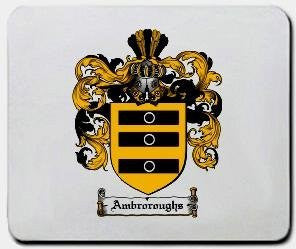 Ambroroughs coat of arms mouse pad