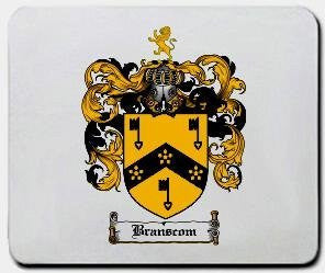 Branscom coat of arms mouse pad