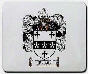 Maddix coat of arms mouse pad