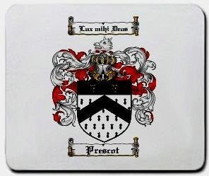 Prescot coat of arms mouse pad