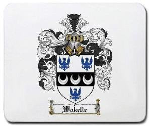 Wakelie coat of arms mouse pad