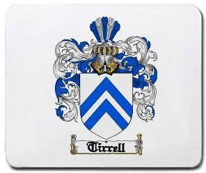 Tirrell coat of arms mouse pad