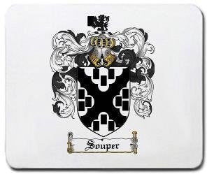 Souper coat of arms mouse pad