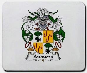 Andueza coat of arms mouse pad