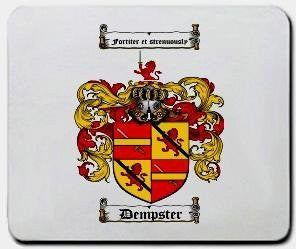 Dempster coat of arms mouse pad