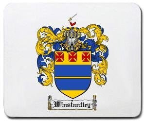 Winstantley coat of arms mouse pad