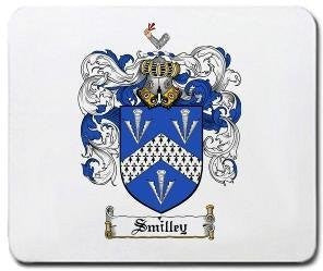 Smilley coat of arms mouse pad