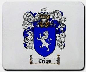 Crews coat of arms mouse pad