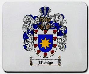 Hidalgo coat of arms mouse pad