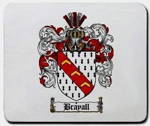 Brayall coat of arms mouse pad