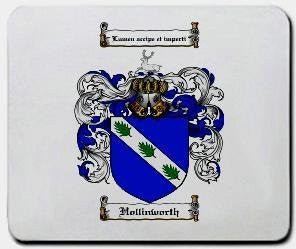 Hollinworth coat of arms mouse pad