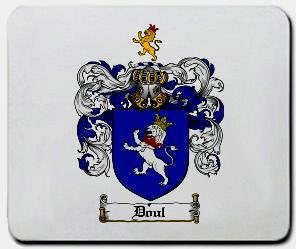 Doul coat of arms mouse pad